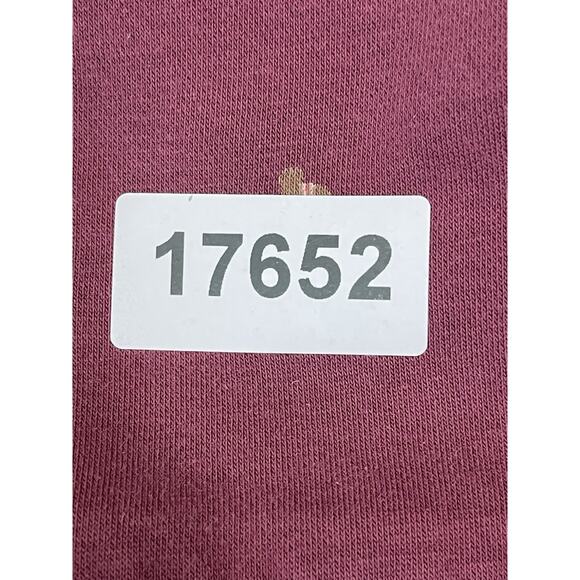 Jordan Essentials Pants Mens M Burgundy All Over Print Tapered Jogger Sweatpants - Picture 15 of 15